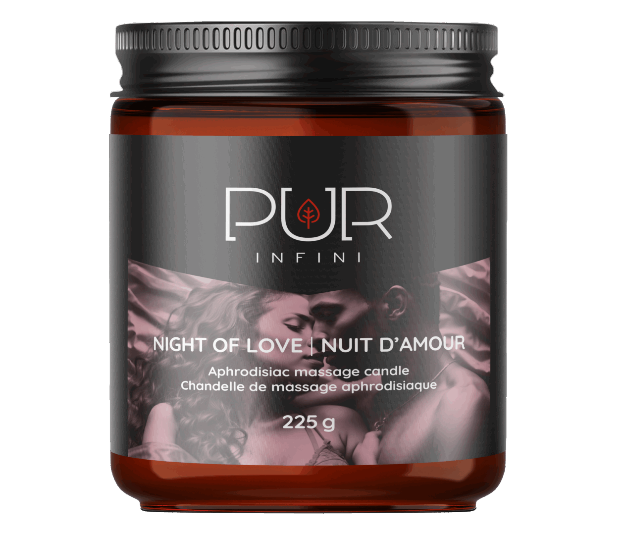 Chandelle de Massage Aphrodisiaque Nuit d’Amour
